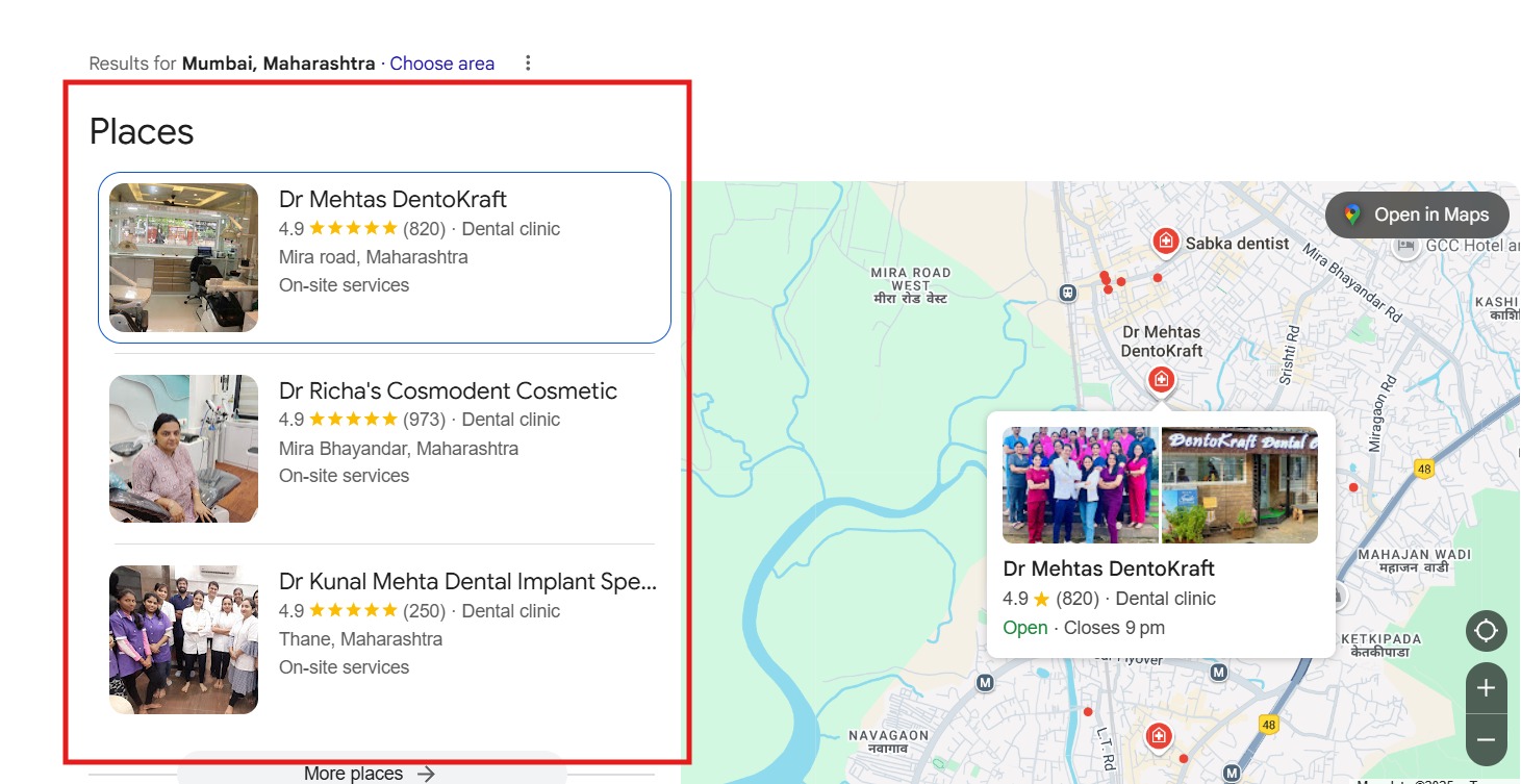  Google Local Pack (3-Pack)