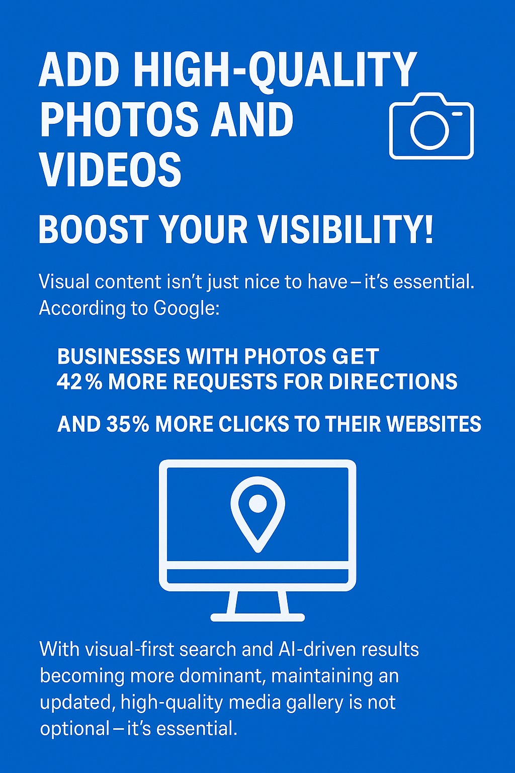 High Quality Photos and Videos in GBP Boost Visibility