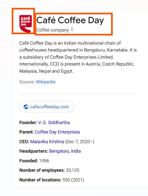 Organization schema improves brand visibility