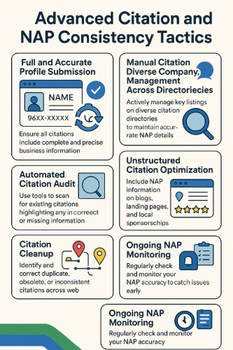 Advanced citation and NAP tactics to boost local SEO accuracy and visibility